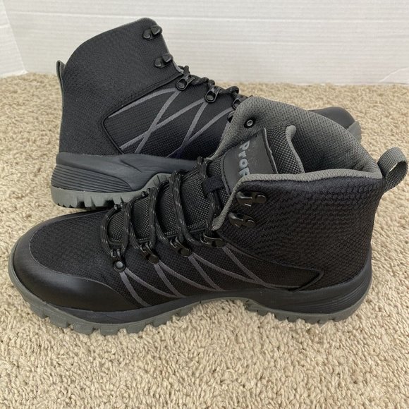 Propet Traverse‎ Hiking Boots Waterproof Mens 10.5 Black/Dark Grey MBA042K NIB main image 4